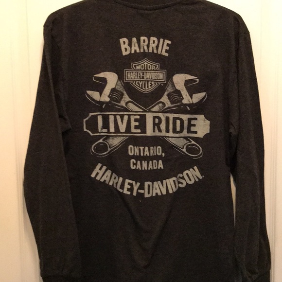 🧵 Harley Davidson Long Sleeve - Picture 2 of 3